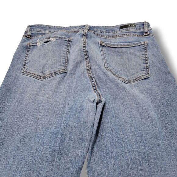 Kut From The Kloth Jeans Size 10 W31"L30" Catherine Boyfriend Jeans Stretch Blue - Picture 5 of 9